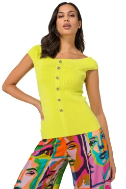 Caroline Biss Pulls*1242-80 / Aansluitende Geklede Top Met Stretch