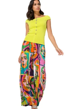 Caroline Biss Pulls*1242-80 / Aansluitende Geklede Top Met Stretch