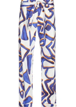 Caroline Biss Broeken*1545-29 / Baggy Broek Met Stretch, Oprolzoom, Mid Waist
