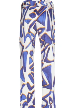Caroline Biss Broeken*1545-29 / Baggy Broek Met Stretch, Oprolzoom, Mid Waist