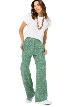 Caroline Biss Broeken*1588-62 / Broek In Fijne Bouclette, Wijd Been, Normal Waist