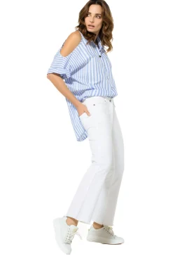 Caroline Biss Broeken*3560-90 / Comfortabele 7/8 Jeans, Bootcut, Normal Waist