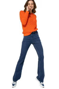 Caroline Biss Broeken*1519-23 / Comfortabele Bootcut Jeans, Normal Waist