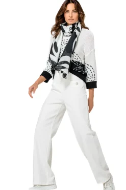 Caroline Biss Broeken*1502-91 / Comfortabele Broek, Jeanslook, Recht Been, High Waist