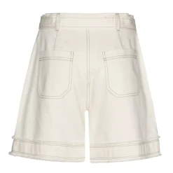 Caroline Biss Broeken*3579-93 / Comfortabele Katoenen Short, High Waist