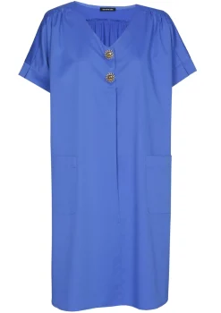 Caroline Biss Jurken*3173-26 / Comfortabele Rechtvallende Jurk