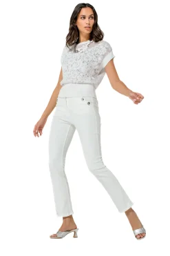 Caroline Biss Broeken*1505-91 / Comfortabele Slim Jeans, Mid Waist