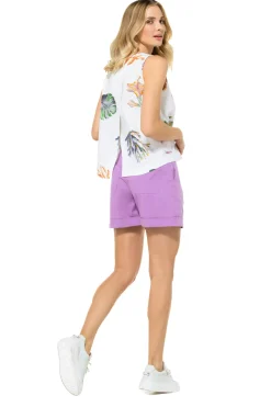 Caroline Biss Tops*3681-69 / Comfortabele Top Met Rugeffect