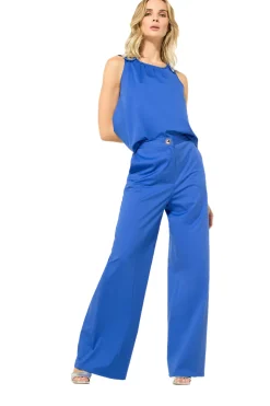 Caroline Biss Tops*3673-26 / Comfortabele Top Met Rugeffect