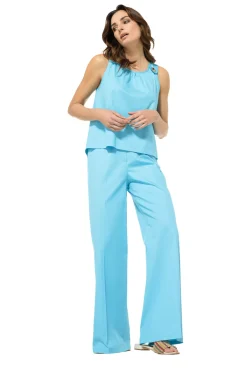 Caroline Biss Tops*3673-62 / Comfortabele Top Met Rugeffect
