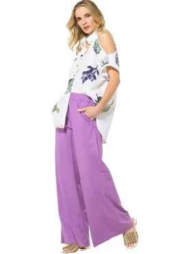 Caroline Biss Broeken*3574-40 / Comfortabele Wijde Broek, Normal Waist