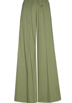 Caroline Biss Broeken*1569-60 / Comfortabele Wijde Broek In Katoen, Normal Waist