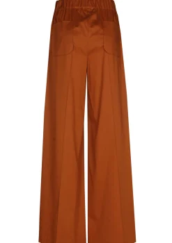 Caroline Biss Broeken*1569-35 / Comfortabele Wijde Broek In Katoen, Normal Waist