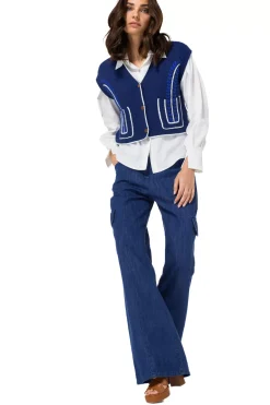 Caroline Biss Pulls*1287-29 / Debardeur Pull In Katoen