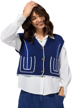 Caroline Biss Pulls*1287-29 / Debardeur Pull In Katoen