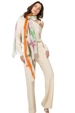 Caroline Biss Pulls*1257-34 / Elegante Fijn Gebreide Pull Met Schoudereffect