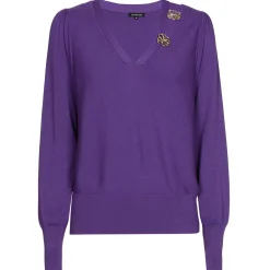 Caroline Biss Pulls*1259-45 / Fijn Gebreide Elegante Pull 2 Styles
