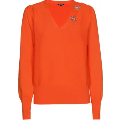 Caroline Biss Pulls*1259-53 / Fijn Gebreide Elegante Pull 2 Styles