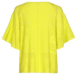 Caroline Biss Pulls*1249-80 / Fijn Gebreide Pull Met Bloemeffect