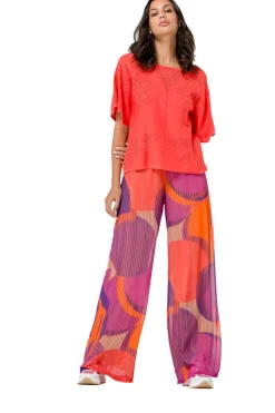 Caroline Biss Pulls*1249-72 / Fijn Gebreide Pull Met Bloemeffect