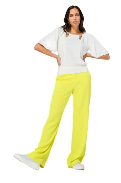 Caroline Biss Pulls*1258-91 / Fijn Gebreide Pull Met Fantasiemouw