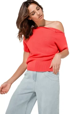 Caroline Biss Pulls*1246-72 / Fijn Gebreide Top Met Schoudereffect