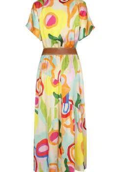 Caroline Biss Jurken*3166-79 / Frivole Midi Jurk