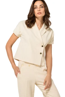 Caroline Biss Tops*1683-34 / Geklede Comfortabele Citylook Top