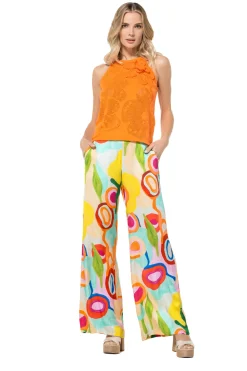 Caroline Biss Pulls*3200-55 / Half Doorzichtige Gebreide Top