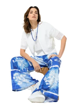 Caroline Biss Pulls*3212-90 / Half Doorzichtige Gebreide Pull