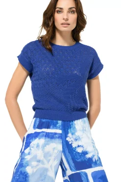 Caroline Biss Pulls*3215-26 / Half Doorzichtige Gebreide Pull