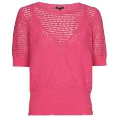 Caroline Biss Pulls*3212-71 / Half Doorzichtige Gebreide Pull