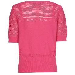 Caroline Biss Pulls*3212-71 / Half Doorzichtige Gebreide Pull