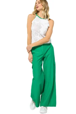 Caroline Biss Pulls*3200-69 / Half Doorzichtige Gebreide Top