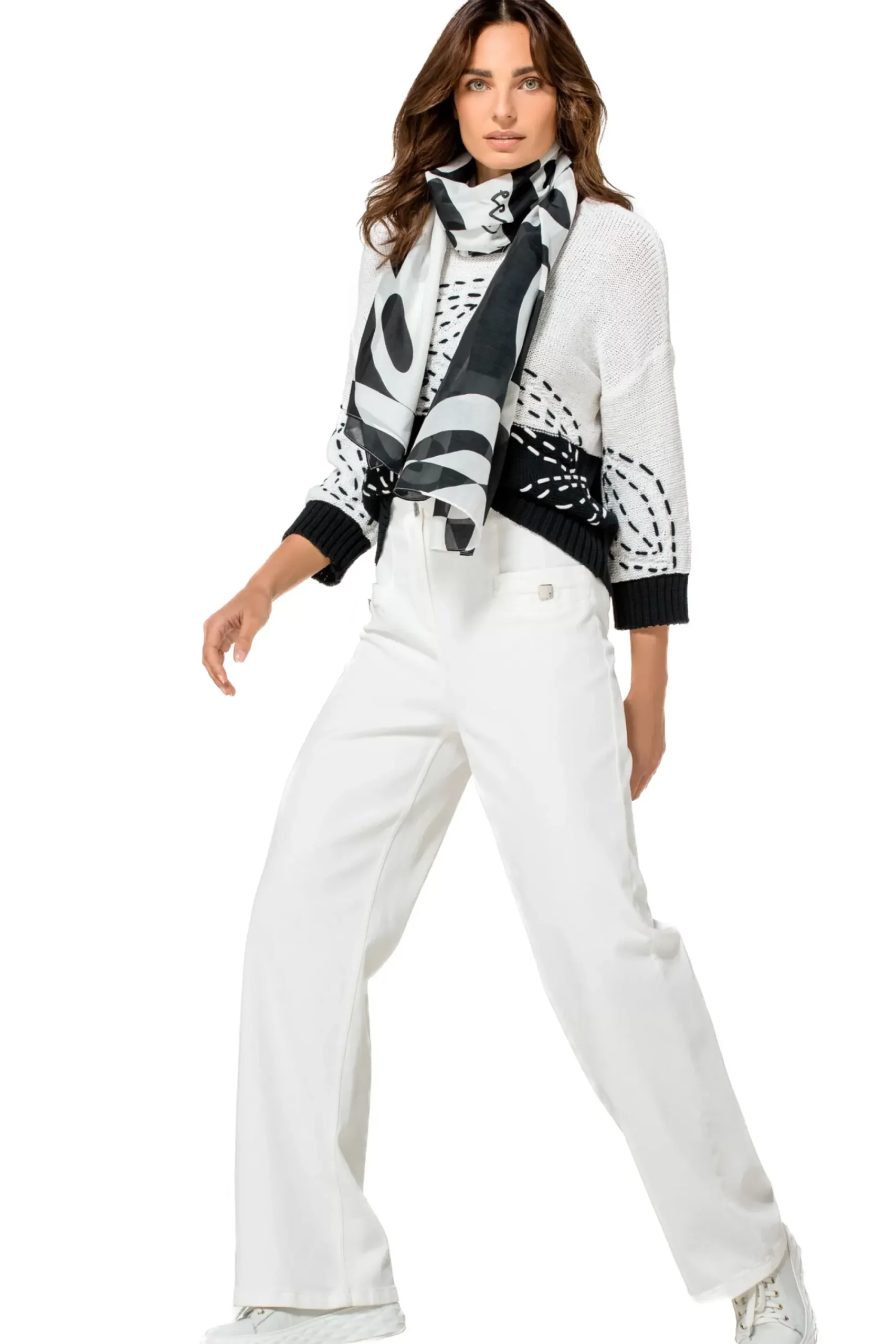 Caroline Biss Pulls*1298-19 / Katoenen Pull Bicolor