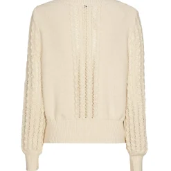 Caroline Biss Pulls*1222-34 / Katoenen Pull Met Broderie