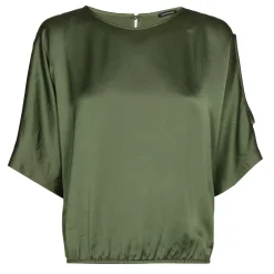 Caroline Biss Tops*1667-61 / Korte Asymmetrische Soepelvallende Top