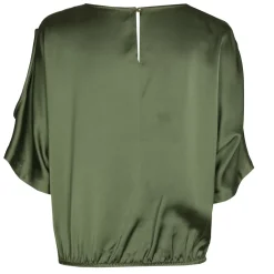 Caroline Biss Tops*1667-61 / Korte Asymmetrische Soepelvallende Top