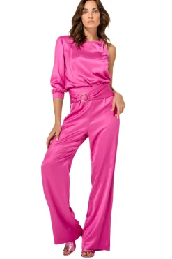 Caroline Biss Tops*1631-73 / Korte Geklede Asymmetrische Top