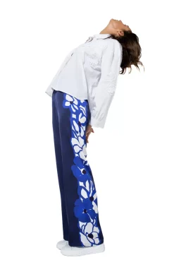 Caroline Biss Tops*1608-90 / Korte Oversized Katoenen Bloes Met Broderie
