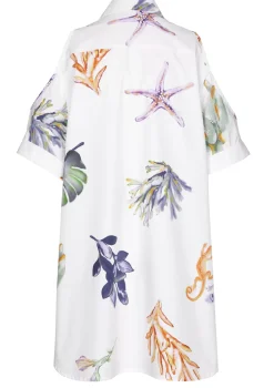Caroline Biss Tops*3682-69 / Lange Chemise Met Schoudereffect