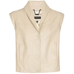 Caroline Biss Vesten*1800-33 / Lederen Vest Met Afneembare Mouw