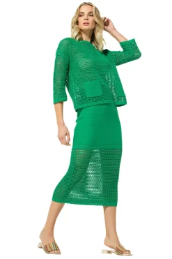 Caroline Biss Rokken*3714-61 / Midi Rok In Breigoed