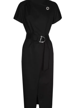 Caroline Biss Jurken*1169-10 / Rechtvallende Jurk In Stretch