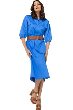 Caroline Biss Jurken*1177-27 / Rechtvallende Jurk In Stretch