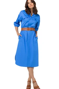 Caroline Biss Jurken*1177-27 / Rechtvallende Jurk In Stretch