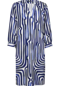 Caroline Biss Jurken*1134-29 / Rechtvallende Jurk Met Stretch