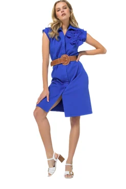 Caroline Biss Jurken*1113-27 / Rechtvallende Jurk Met Stretch