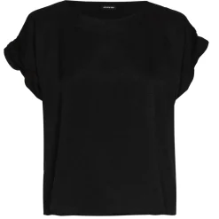 Caroline Biss Tops*1627-10 / Rechtvallende Top Met Mouweffect
