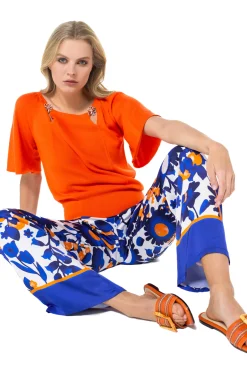Caroline Biss Broeken*1571-29 / Soepelvallende Broek, Recht Been, Normal Waist
